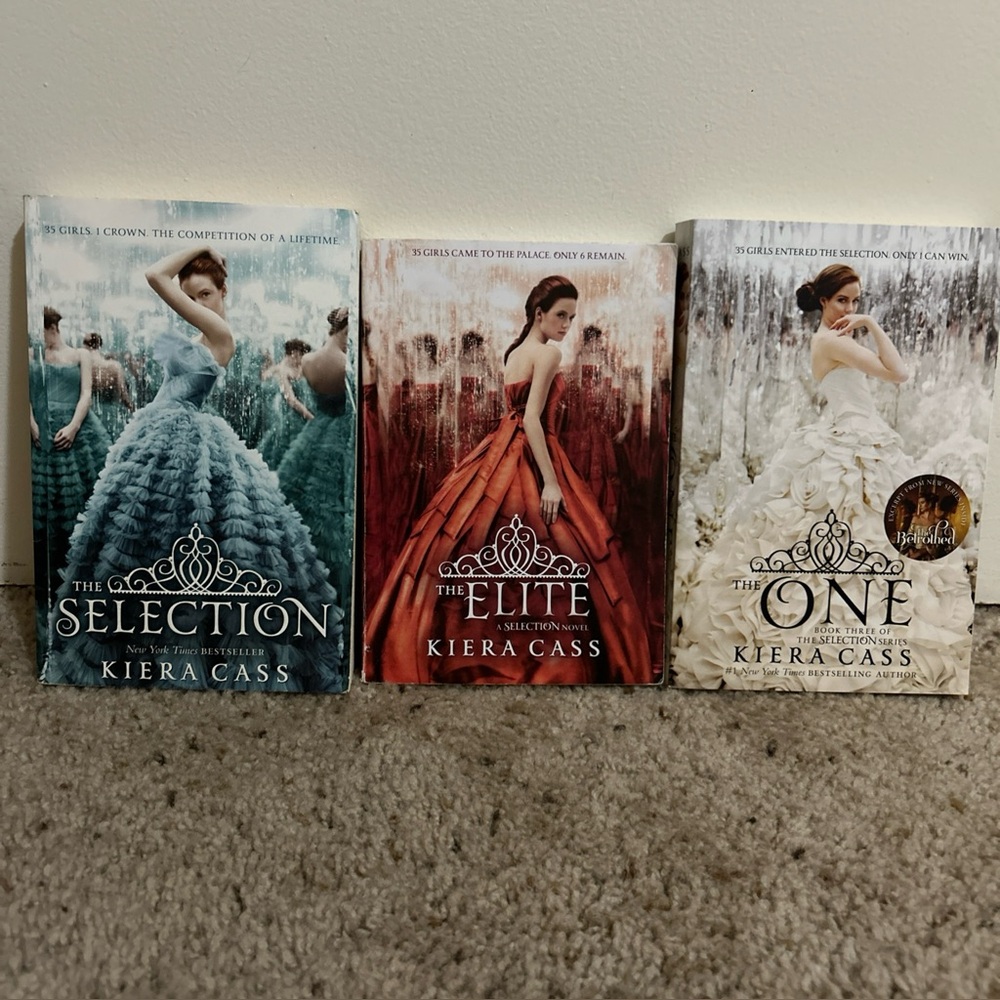 The Selection Series by Kiera Cass Paperbacks 3 book Lot Selection Elite One